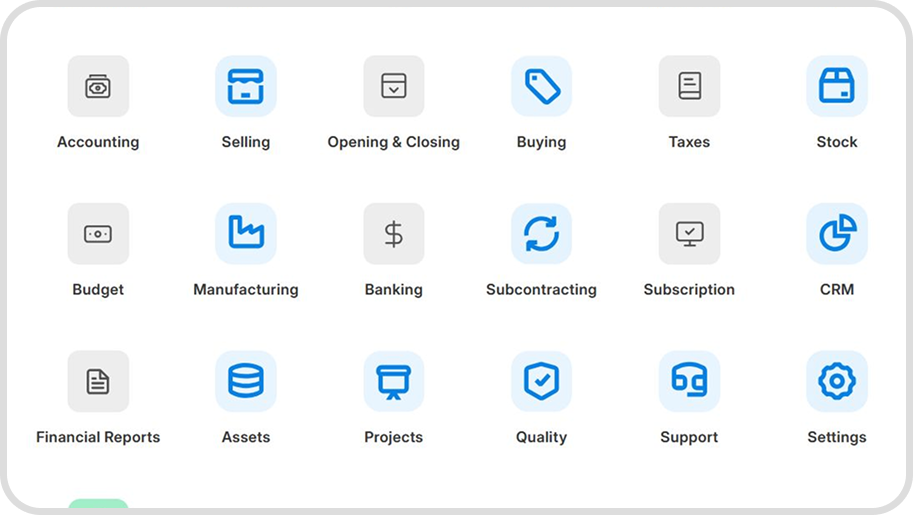 Yousr ERP dashboard preview